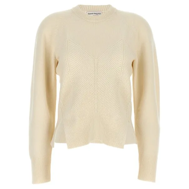 Alexander McQueen Chevron Corset Sweater - 