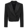 Dolce & Gabbana Tuxedo Crop Blazer - Dolce&Gabbana