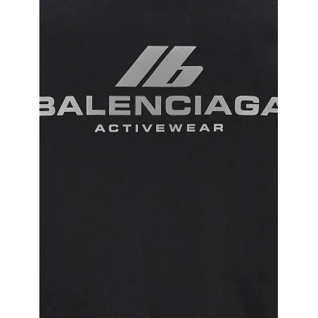 Balenciaga Logo Print Hoodie - BALENCIAGA