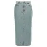 Moschino Rivets Denim Skirt - MOSCHINO
