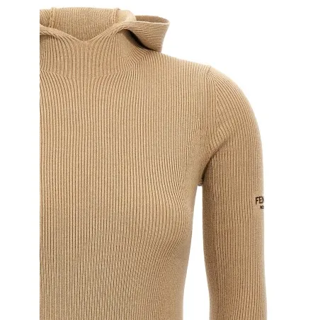 Fendi Hooded Dress - FENDI