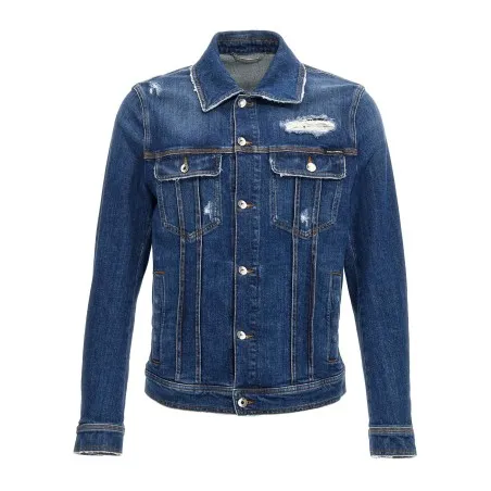 Dolce & Gabbana Denim Jacket With Used Effect - Dolce&Gabbana