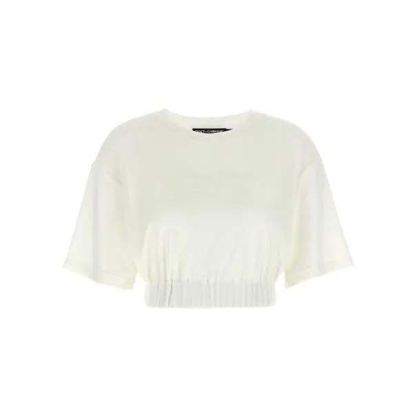 Dolce & Gabbana Logo Chenille Top - Dolce&Gabbana