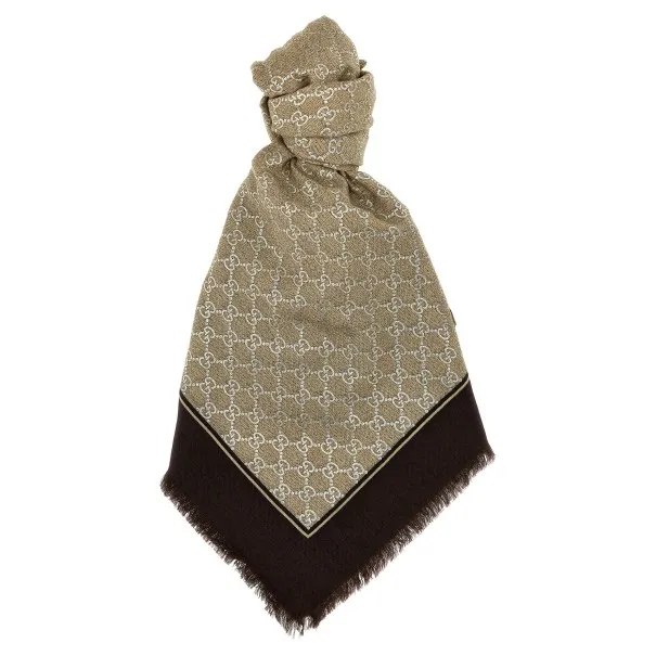 Gucci Gg Lamé Scarf - Gucci