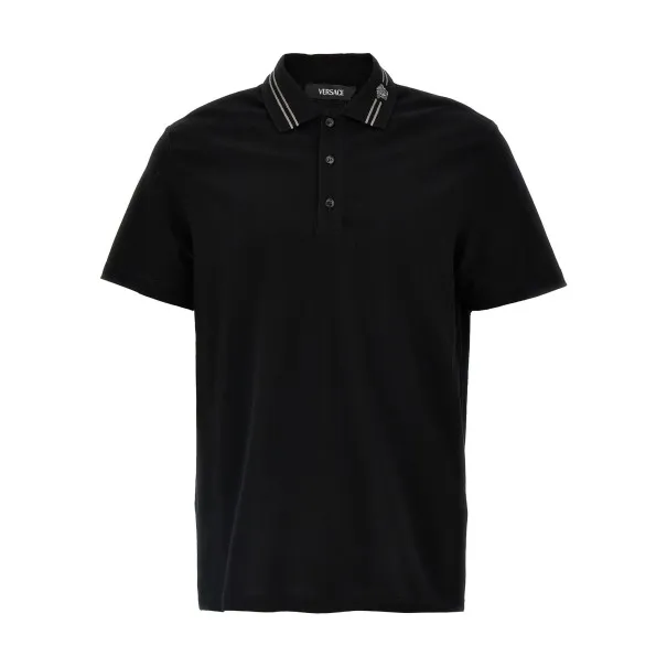 Versace Medusa Embroidery Polo Shirt - VERSACE
