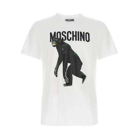 Moschino Logo Embroidery T-shirt - MOSCHINO
