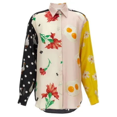 Moschino Patchwork Print Shirt - MOSCHINO