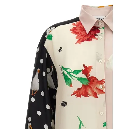 Moschino Patchwork Print Shirt - MOSCHINO