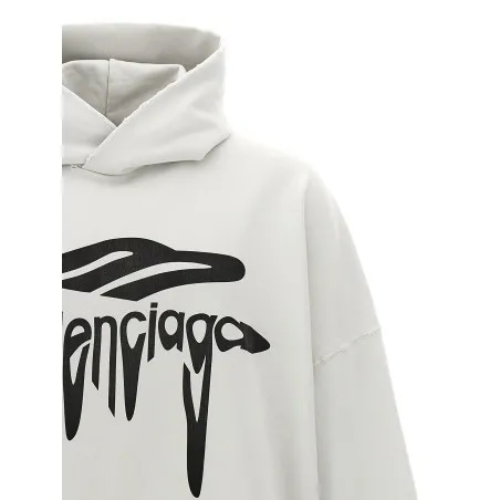 Balenciaga 3b Liquefied Hoodie - BALENCIAGA