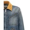 Alexander McQueen Suede Denim Jacket - 