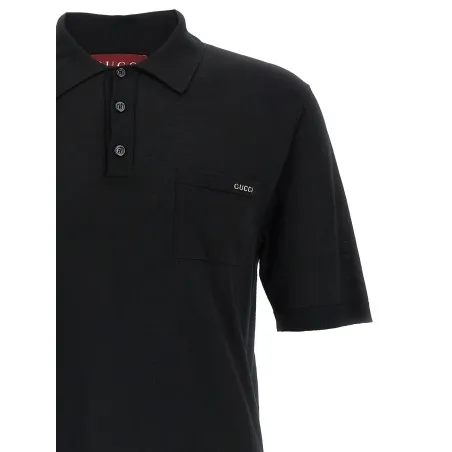 Intarsio Gucci Polo Shirt - Gucci