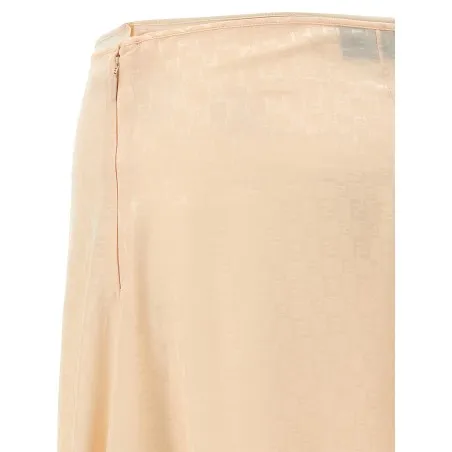 Fendi Ff Silk Skirt - FENDI