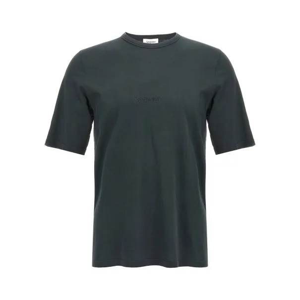 Saint Laurent Logo Embroidery T-shirt - Yves Saint Laurent
