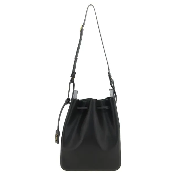Saint Laurent Large Leather Bucket Bag - Yves Saint Laurent
