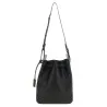 Saint Laurent Large Leather Bucket Bag - Yves Saint Laurent