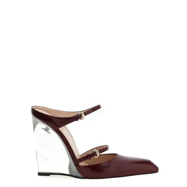 Gucci Rosso Ancora Sabots - Gucci