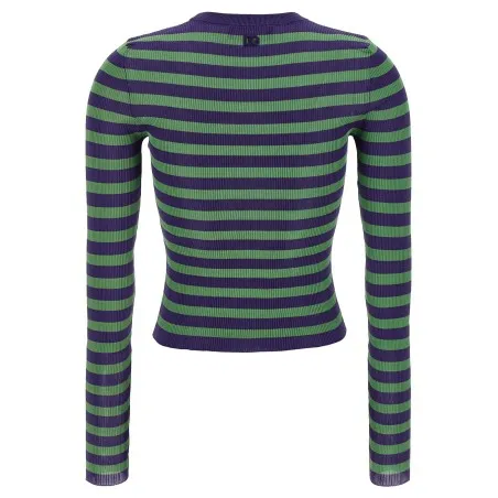 Dolce & Gabbana Striped Viscose Sweater - Dolce&Gabbana