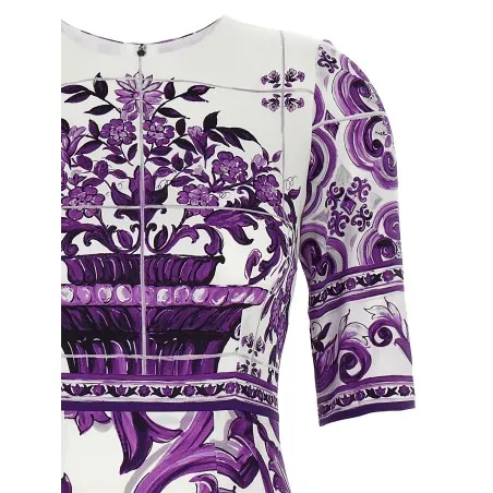 Dolce & Gabbana Maiolica Print Dress - Dolce&Gabbana
