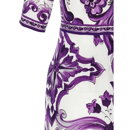 Dolce & Gabbana Maiolica Print Dress - Dolce&Gabbana