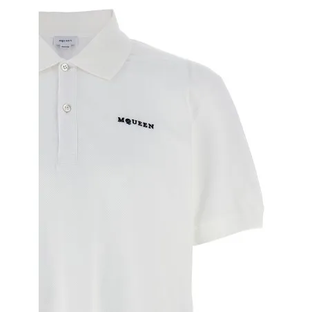Alexander McQueen Logo Embroidery Polo Shirt - 