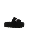 Balenciaga Furry Platform Slides - BALENCIAGA