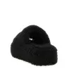 Balenciaga Furry Platform Slides - BALENCIAGA