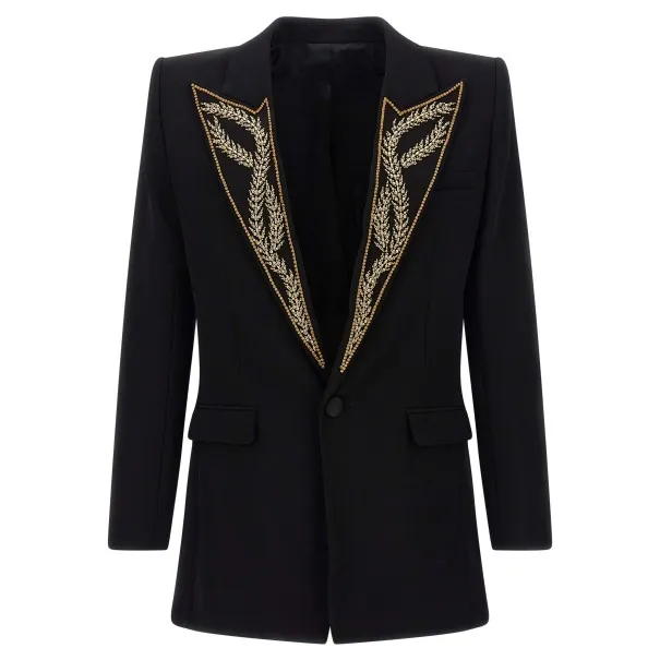 Balmain Leaf Embroidery Blazer - BALMAIN