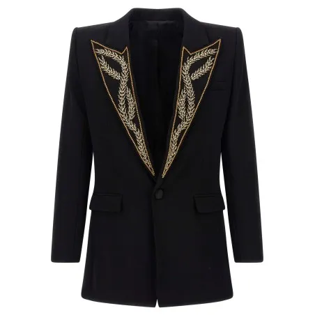 Balmain Leaf Embroidery Blazer - BALMAIN