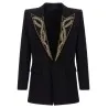 Balmain Leaf Embroidery Blazer - BALMAIN