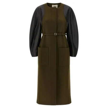 Fendi Wool Felt Coat - FENDI