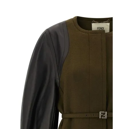 Fendi Wool Felt Coat - FENDI