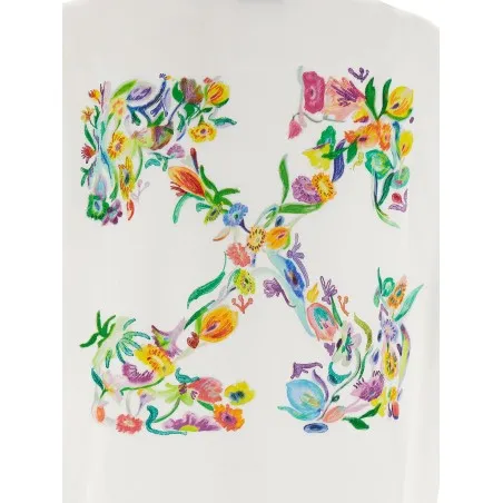 Off White Arrow Glowing Flower T-shirt - OFF WHITE