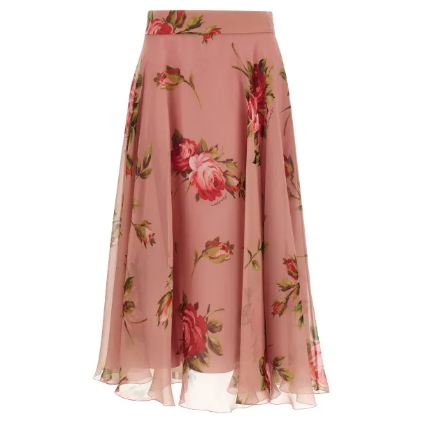 Dolce & Gabbana Bouquet Rose Skirt - Dolce&Gabbana