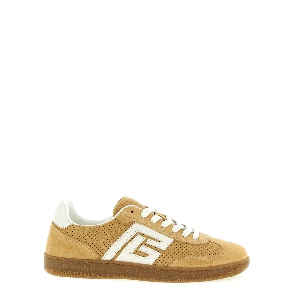 Balmain Suede Sneakers - BALMAIN