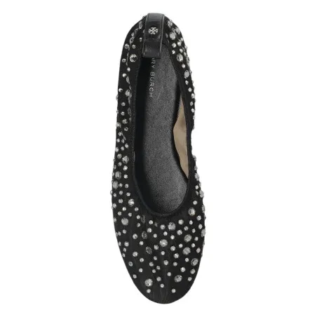 Tory Burch crystal embellished ballerina shoes - TORY BURCH