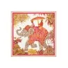Ferragamo Silk Scarf With Indian Print - salvatore ferragamo