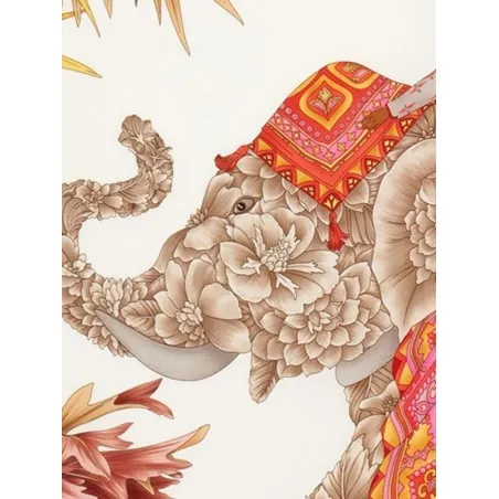 Ferragamo Silk Scarf With Indian Print - salvatore ferragamo