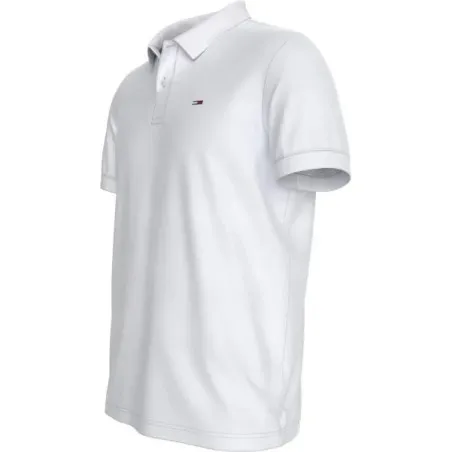 TOMMY JEANS- Polo slim fit avec logo – Gris - TOMMY HILFIGER