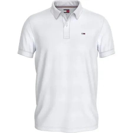 TOMMY JEANS- Polo slim fit avec logo – Gris - TOMMY HILFIGER