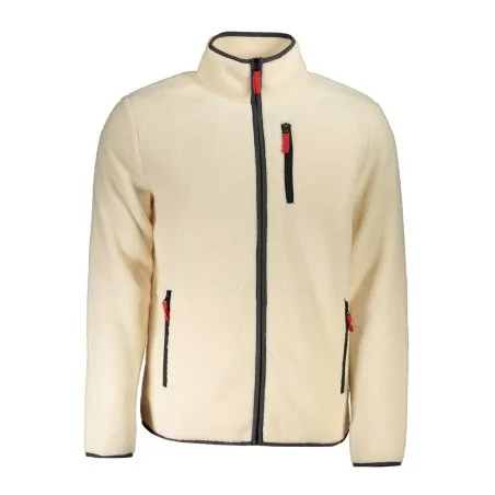 NORVÈGE 1963 SWEAT-SHIRT ZIPPÉ HOMME BEIGE - NORWAY 1963