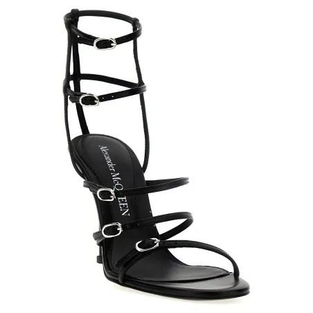 Alexander McQueen Strap Leather Sandals - 