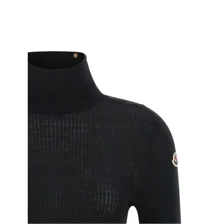 Moncler Logo Turtleneck Sweater - MONCLER