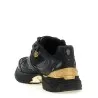 Versace Mesh And Leather Sneakers - VERSACE