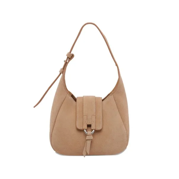 Hogan Trend Mini Beige Hobo Bag - HOGAN