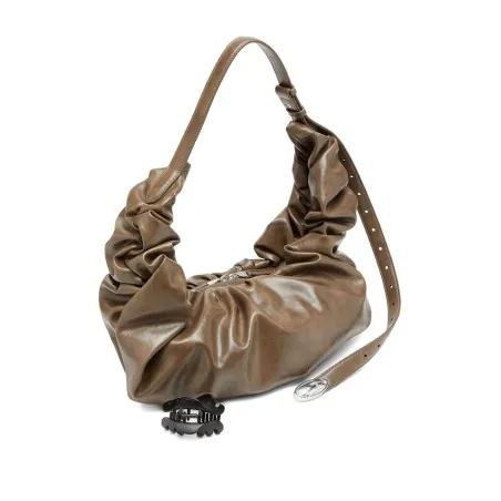 Diesel Gathered Leather Crossbody Bag - Diesel