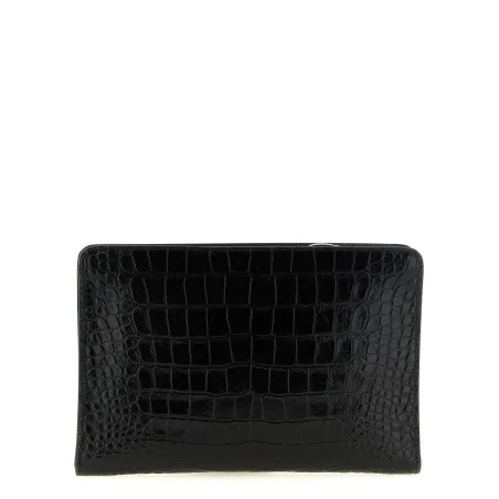 Tom Ford Croc Print Leather Clutch Bag - Tom Ford