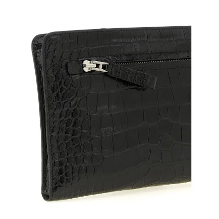 Tom Ford Croc Print Leather Clutch Bag - Tom Ford