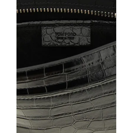 Tom Ford Croc Print Leather Clutch Bag - Tom Ford