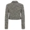 Versace Bouclé Wool Blend Blouson Jacket - VERSACE