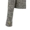 Versace Bouclé Wool Blend Blouson Jacket - VERSACE